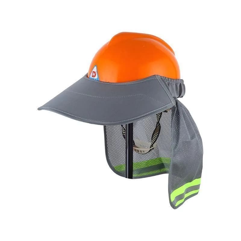Hard hat sunshade board construction site sunscreen hat breathable widened large brim construction summer sun brim