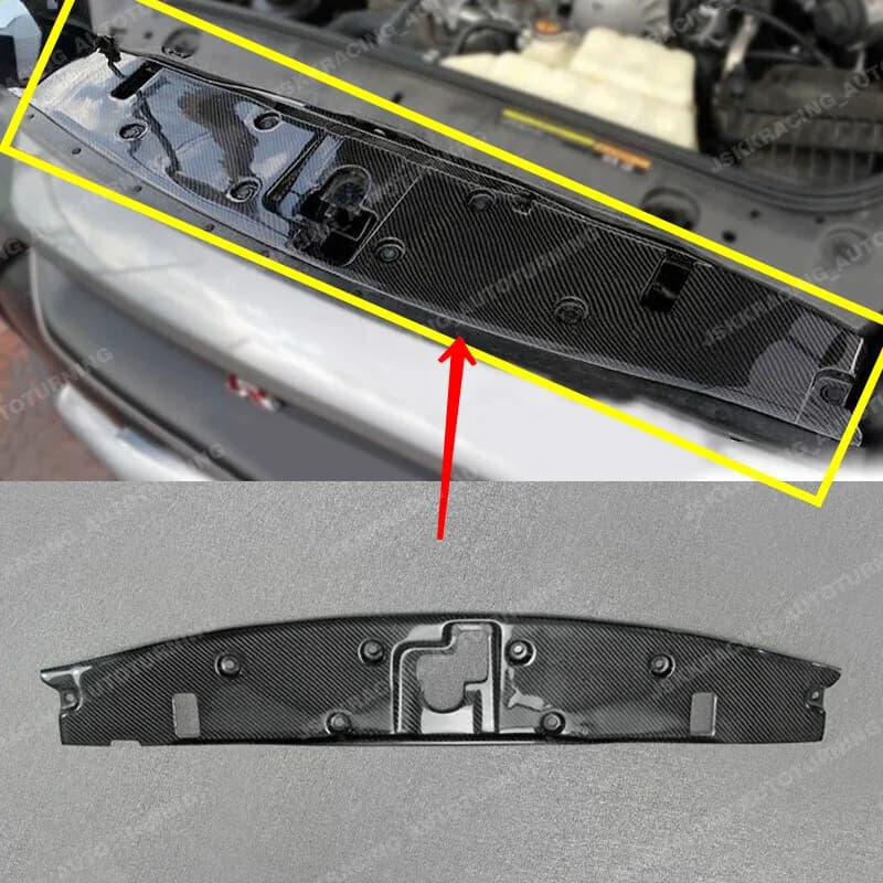 For Nissan GTR R35 09-16 Carbon Fiber Interior Cooling Slam Panel Radiator Cover