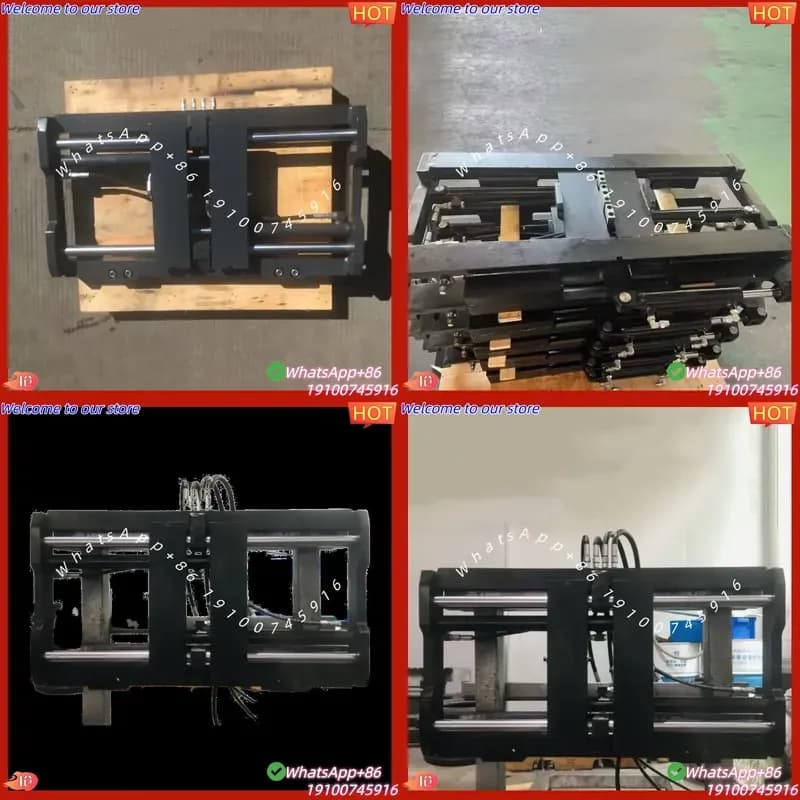 CE Certificate Impetus E Series Stainless Steel Fork Positioners Forklift Attachments 2500kg-3000kg Load Capacity Enhance