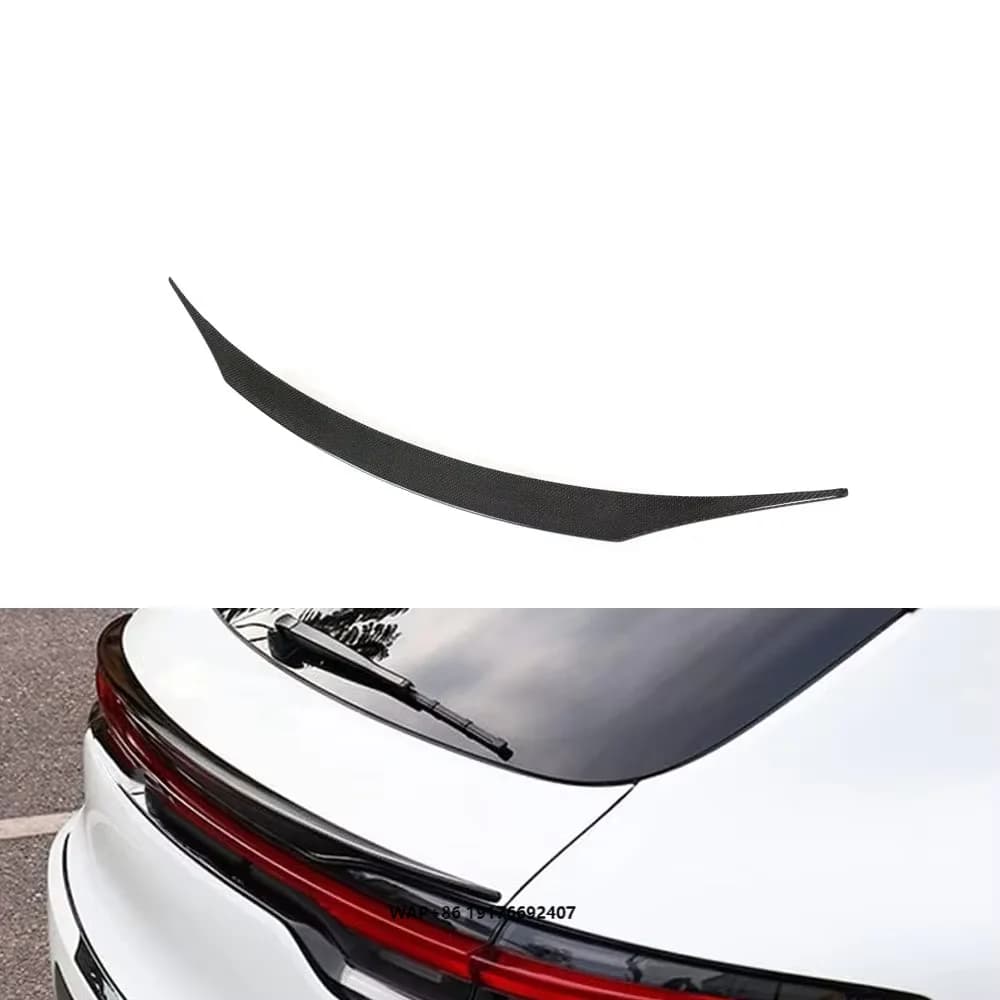 Carbon Fiber Middle Roof Spoiler forPorsche Macan 2018-2023