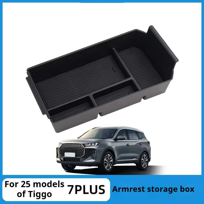 For 2025 Chery Tiggo 7 Plus central control armrest box storage box car Jaecoo J7 PHEV storage box car decorations