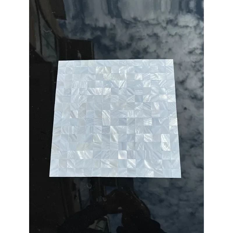 Mosaic ceramic tile bathroom kitchen wall  natural fritillary background wall wall sticker bathroom floor tile spring