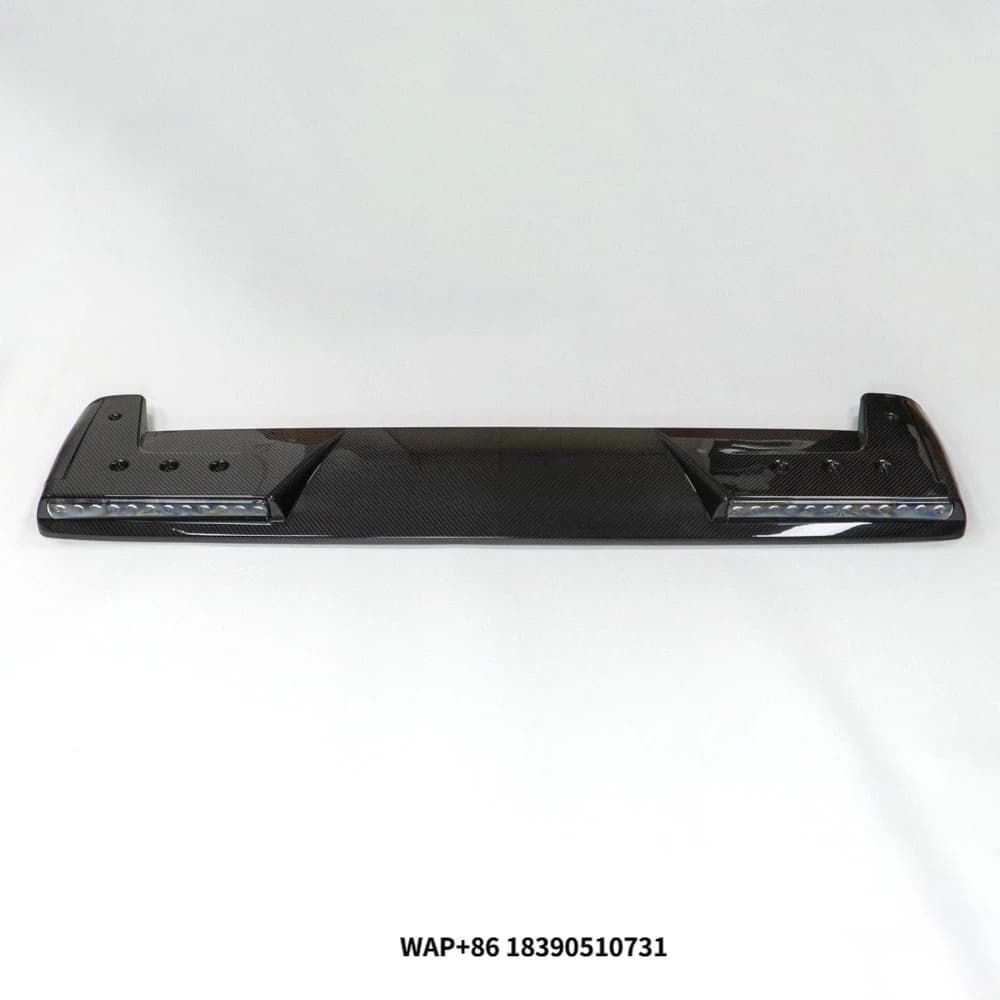 Brabu Style Dry Carbon Fiber Roof Spoiler With LED Light G63 W465 Body Kit for G-class W465 G55 G500 G63 2025