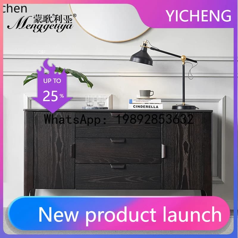 X1 dining side cabinet light luxury high-end storage living room tea cabinet storage cabinet living room decoration