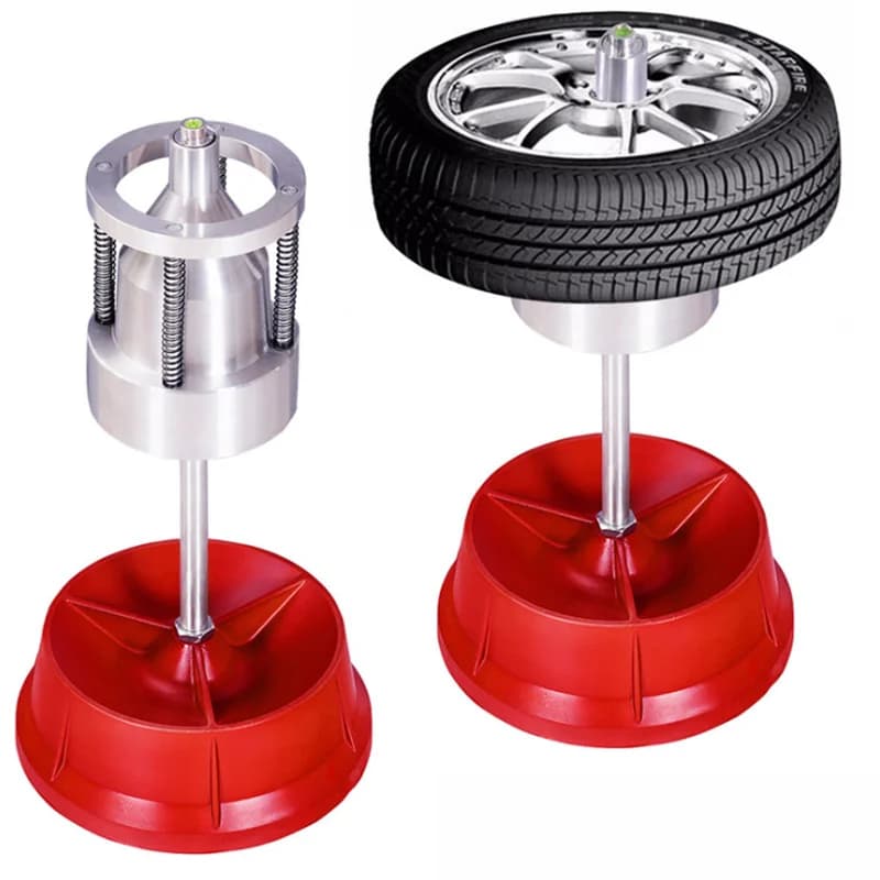 Portable Car Truck Wheel Tire Balancer Heavy Duty Rim Bubble Level Auto Repair Tool for Hubs