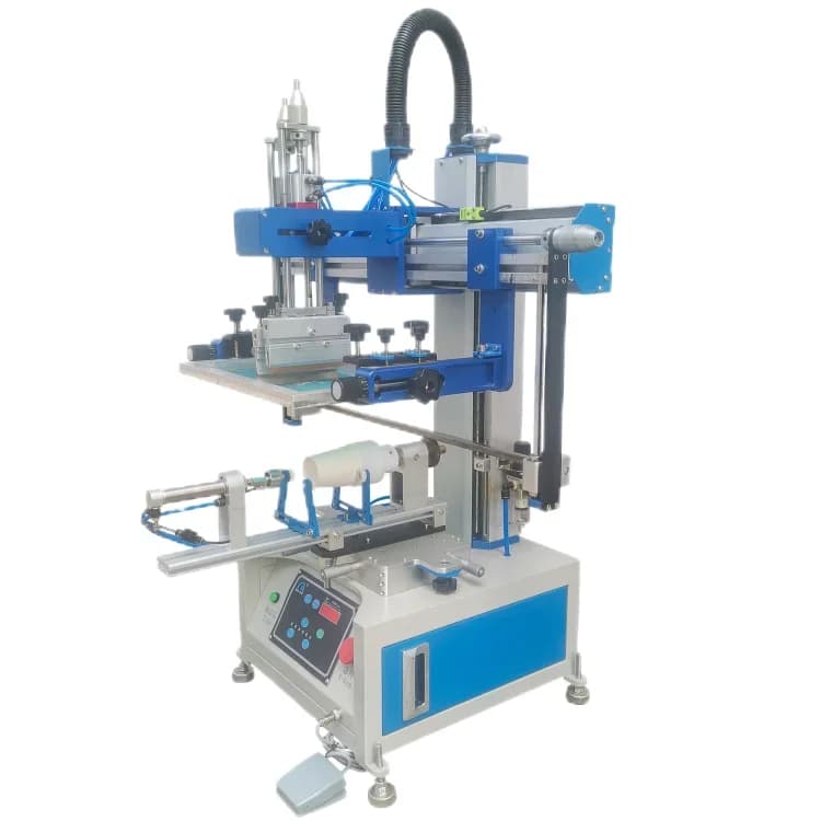 Automatic Silk Screen Printer for Plastic Cups Glass Bottles PLC Used New Automatic Beverage Pattern Printing