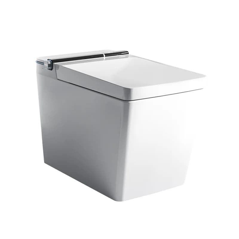 Square smart toilet automatic flip integrated toilet instant foam splash-proof household