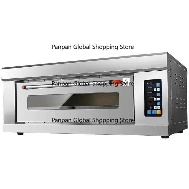 Shentop New Des-ign 1-3 Deck 2-9 Trays Elec-tric Stainless Steel Commercial Baking Ov-en 3200W 220V KD11
