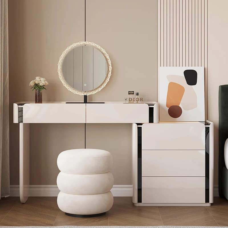 Modern Premium Vanity Table Elegant Trendy Classic French Vanity Table Minimalist Design Meuble De Chambre Bedroom Furniture