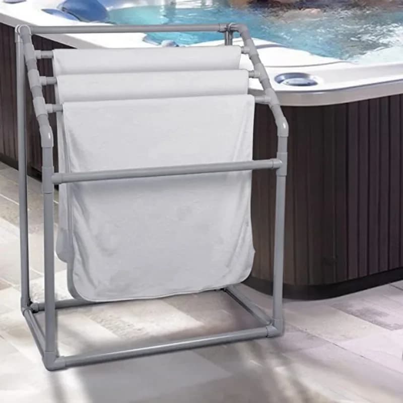 Outdoor indoor towel rack, blanket rack, bathrobe clothing, drying storage rack