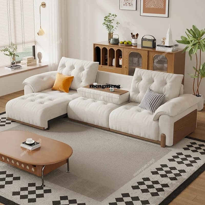 Nordic multifunctional sofa bed interior minimalist comfortable design living room sofas Modern Luxury high-end home furniture
