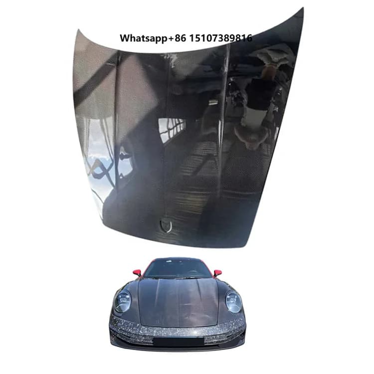 Original Quality 911 992 Upgrade OEM Style Engine Hoods Dry Carbon Fiber Hood for Porsch 2019-2026