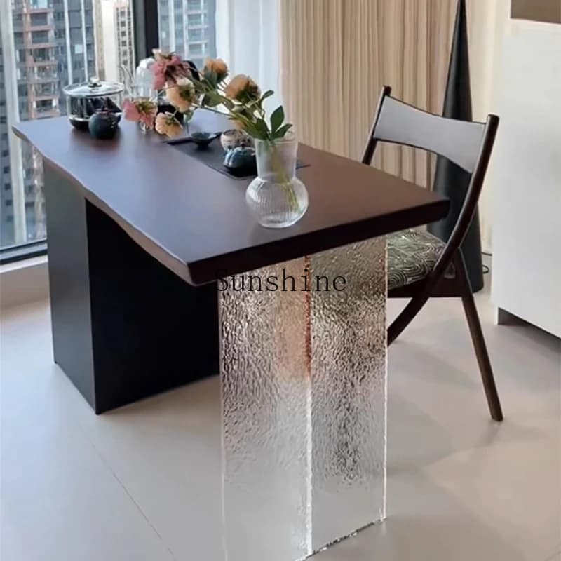 TT Italian household small living room solid wood light luxury tea table