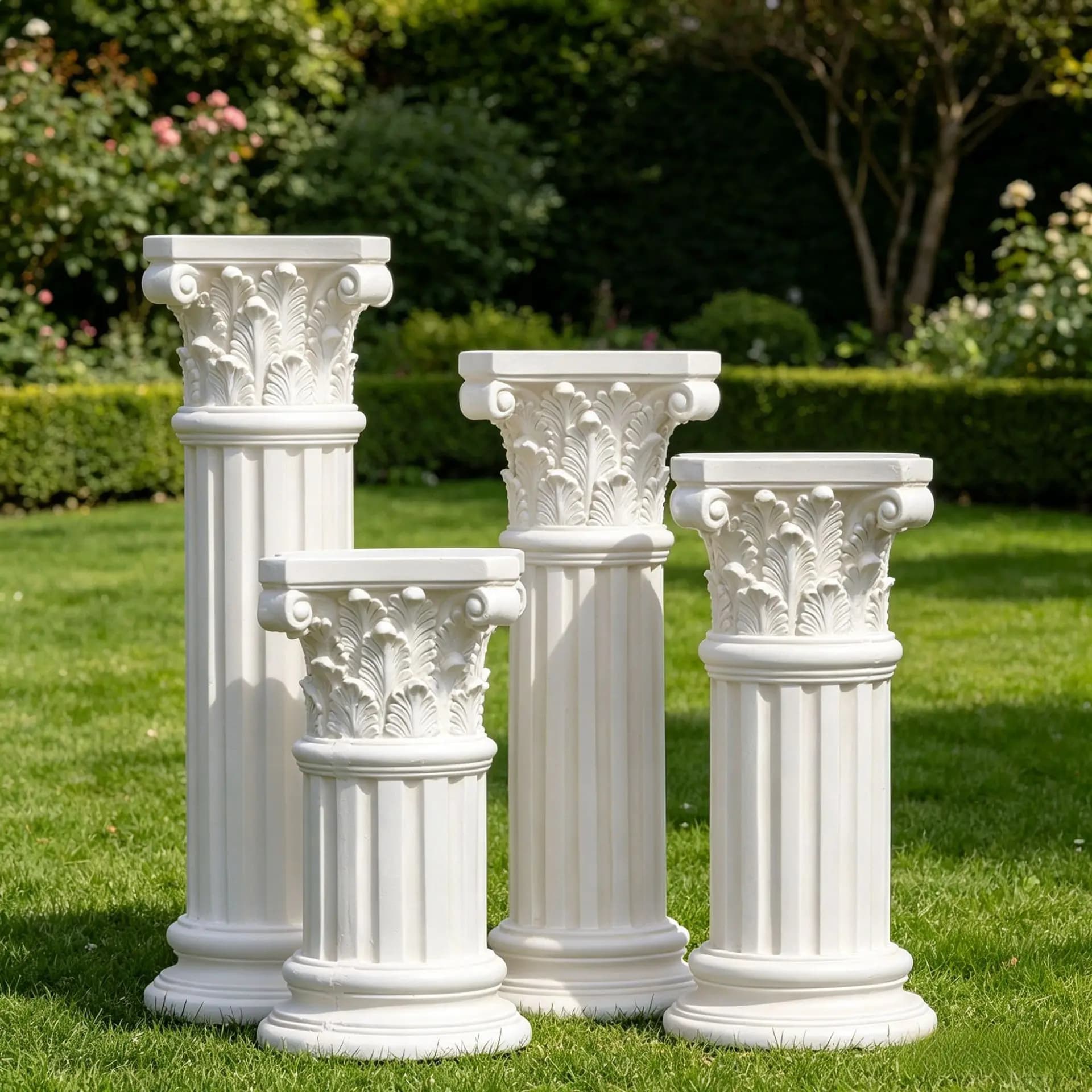 HYS simple European relief Roman column ornament photography props wedding display stand outdoor garden decoration