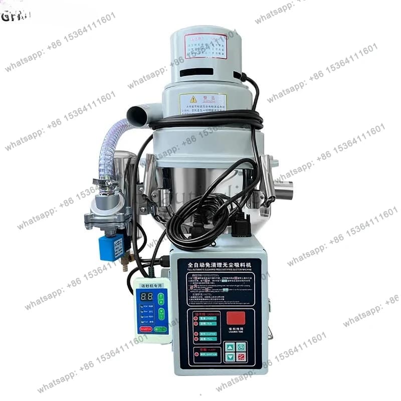 vacuum integrated dust- suction machine automatic cleaning powder particle feeding injection molding powder suction machine