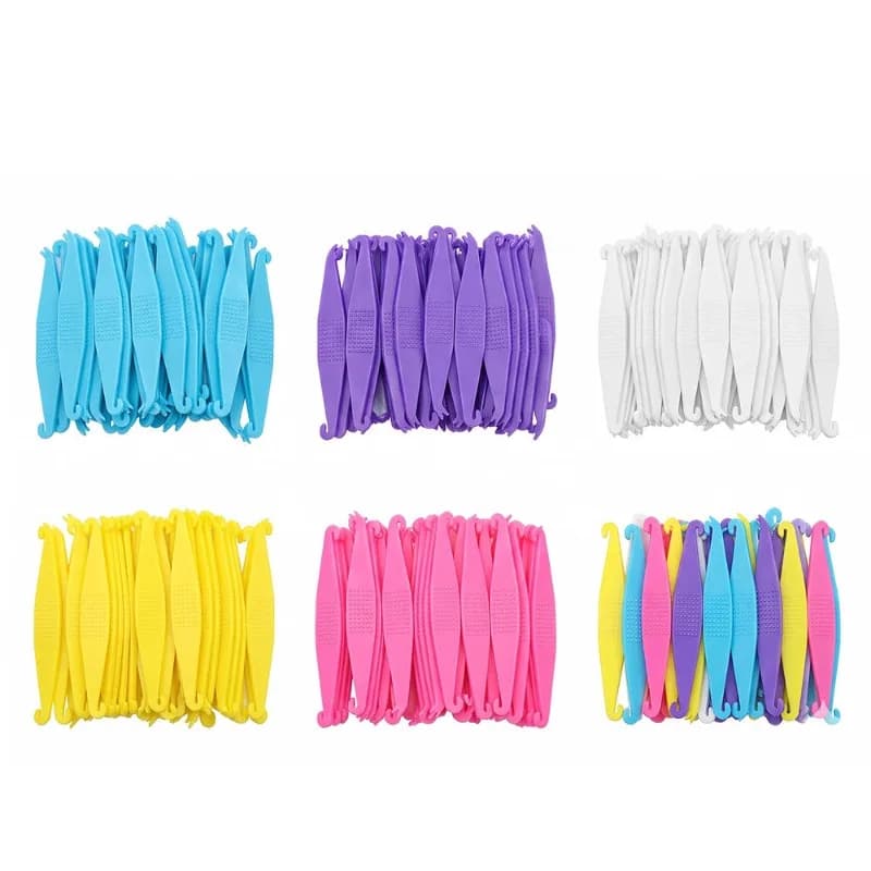 100pcs Lab Rubber Ring Retractor Tool Lab Material Retractor Hook Color Band, Retractor Tool S