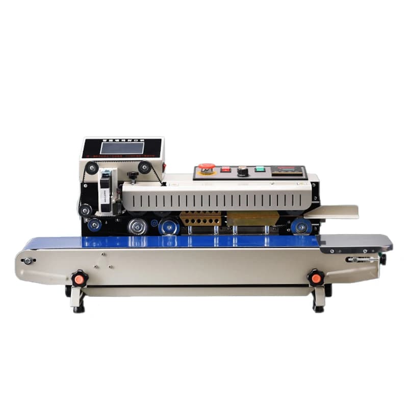 Automatic Continuous Sealer Sachet Horizontal High-Performance Plastic Bag Aluminium Electric Heat Sealing Machine