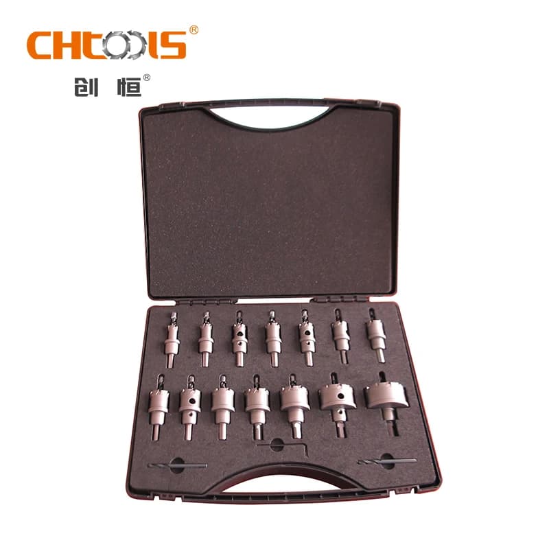 CHTOOLS Steel Hole Saw Cutter Kit Includes 5mm 10mm TCT Drill Bit Cutters Ready to Ship for Metal Processing