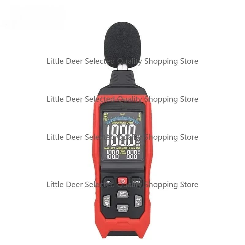 TASI TA652B Digital Handheld DB Meter 30~130DB Audio Noise Measuring Instrument Durable Plastic Sound Level Meter