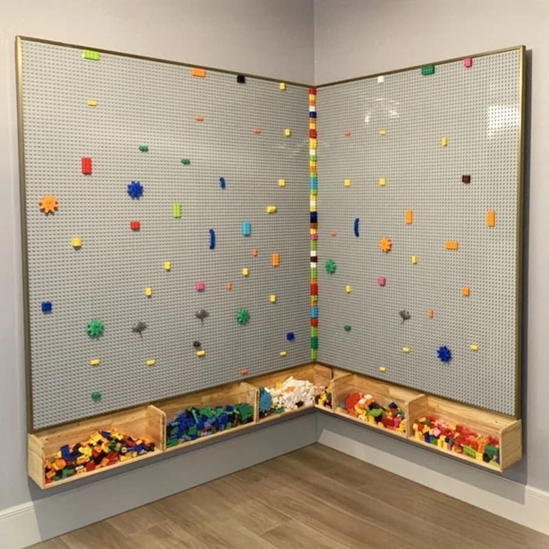 Professional large particle building block wall Household wall-mounted assembly Large particle children's wall Compatible