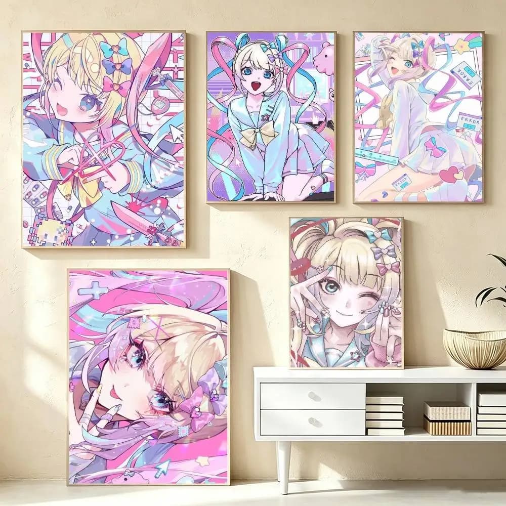 AZNM Needy Girl Overdose Ame-chan  Poster Waterproof Wall Art Sticker For Bar Living Room Vintage Decor High Quality Print Gift