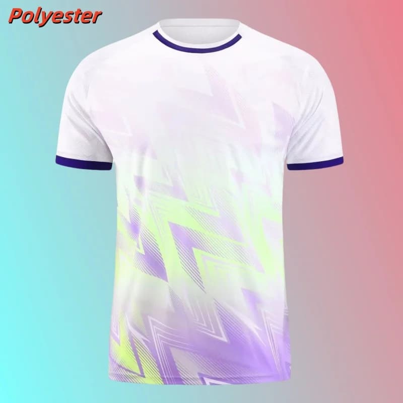 3D Printed Colorful Stripes T Shirt For Men Geometric Gradient Pattern Tees Summer Casual O-Neck Loose Top Short Sleeve T shirts