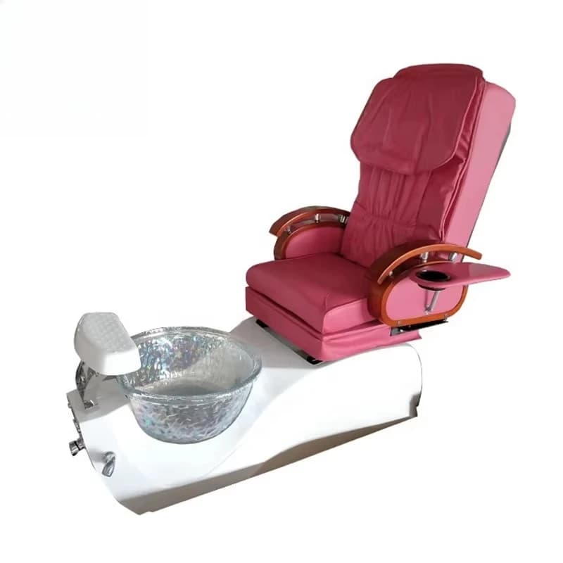 Massage Sofa Chair for Nail Salon, Great Wholesale, No Plumbing, Pedicure Spa, Black, Great Wholesale