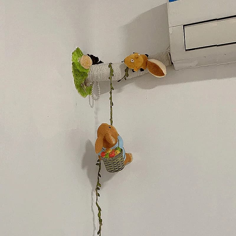 Room Atmosphere Improving Rabbit Climbing Rope Decorative Cover Pipe Beautifying Concealing Gas Pipe Outfit Home Fabric