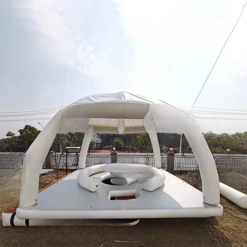 Leisure Floating Platform Shade Tent Family Outdoor Travel Entertainment Inflatable Floating Platform Floating Bed