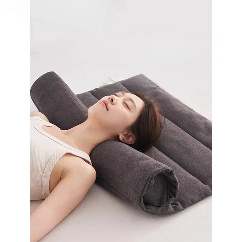Towel Pillow Neck Pillow Sleep Aid Adult Anti-bow Traction Cylinder Pillow