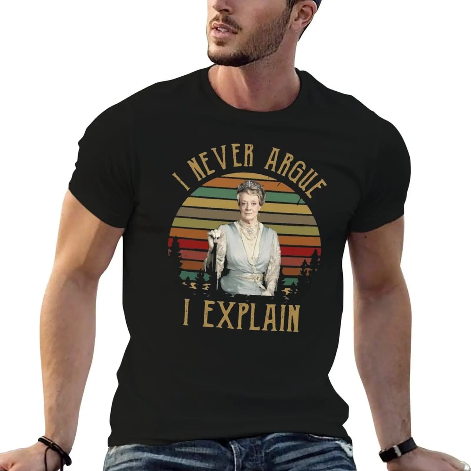 downton T-Shirt graphic shirts quick drying t shirts for men graphic