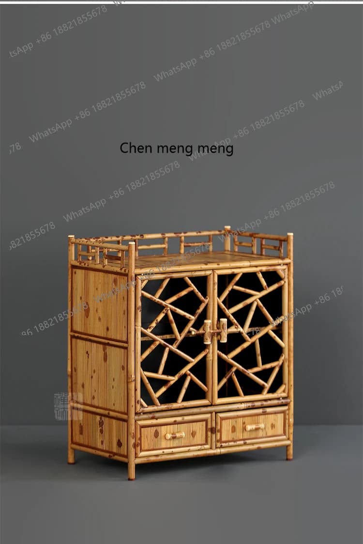 Boutique Bogu rack tea ceremony tea set Wenwan storage rack display rack furniture