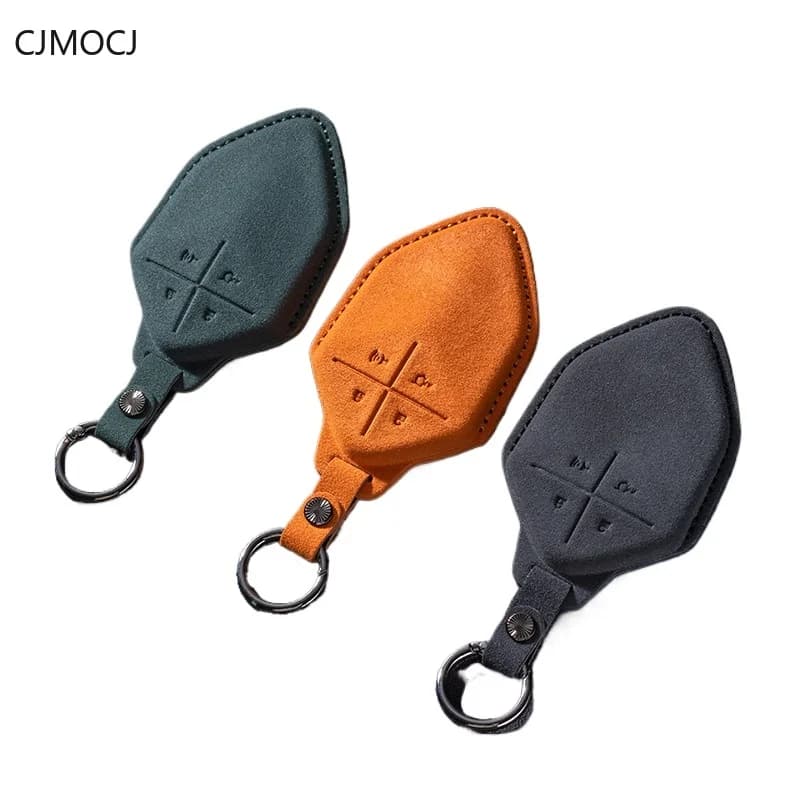 For Changan Deepal S7 SL03 Key Case Cover, Suede Protective Car Key Fob Shell, Shockproof Smart Keychain, Deepal Accessories