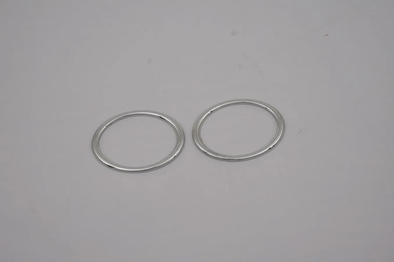 2Pcs Chrome Front Fog Lamp Frame Cover For Audi Q3 2013 2014 2015 Bumper Fog Light Bezel Trim Simple Style