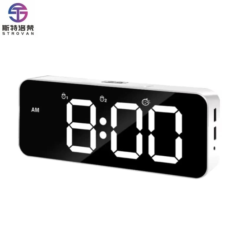 Multifunctional Voice-activated Alarm Clock LED Electronic Wall Clock