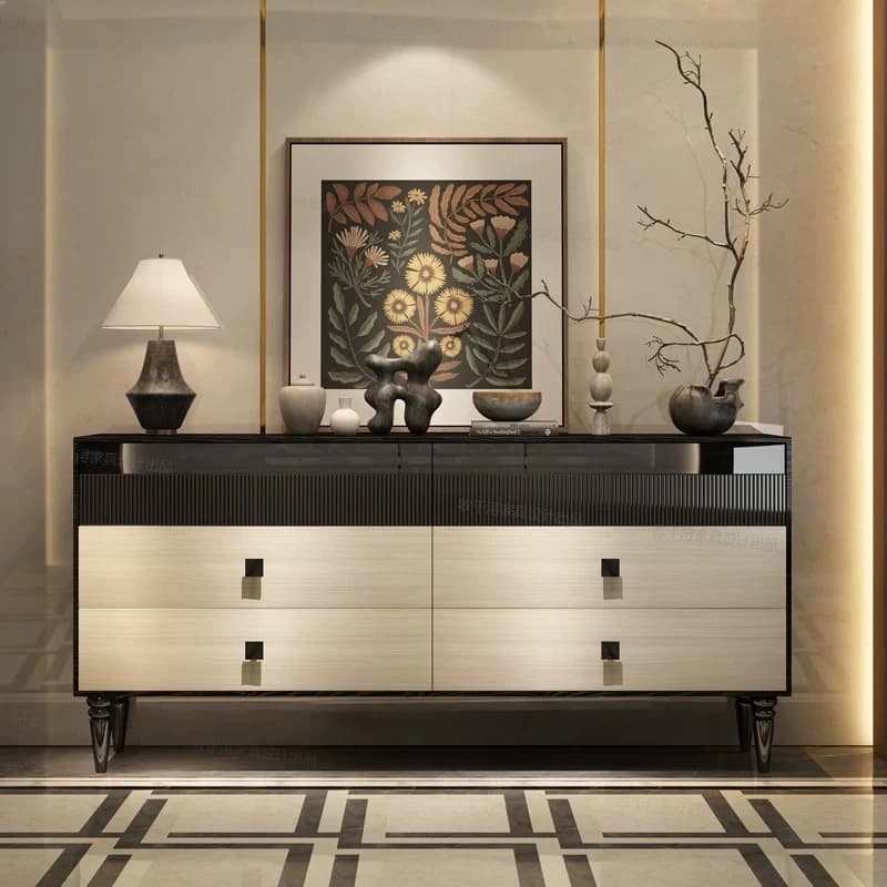 Storage Display Cabinets Draws Solid Wood Art Luxury Cabinets Mid Century Funky Muebles Almacenamiento Living Room Furniture