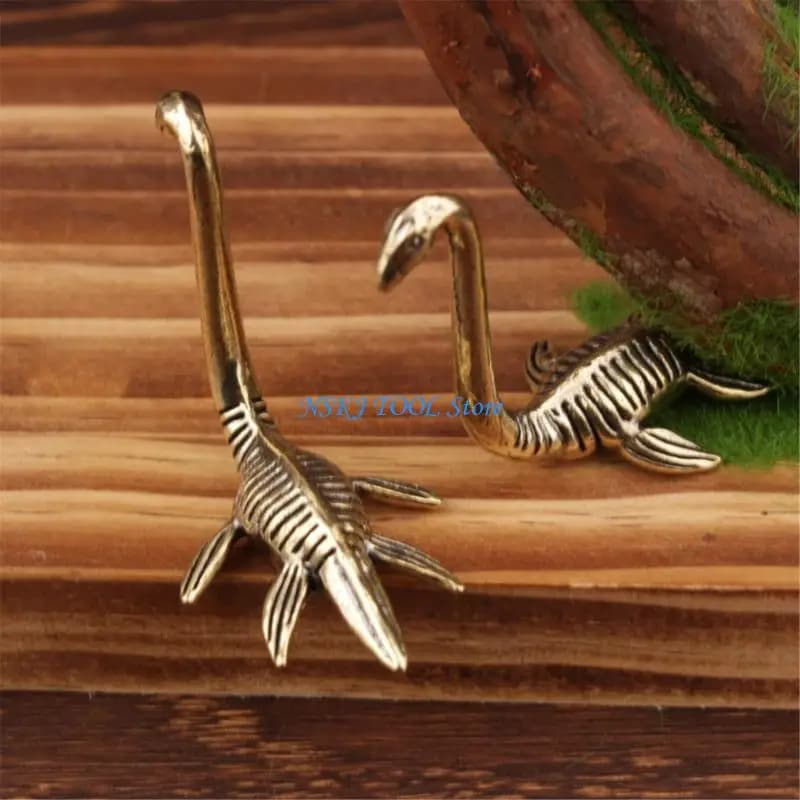L8RC Nessies Statue Figurine Metal Animal Sculpture Table Centerpieces Home Decors