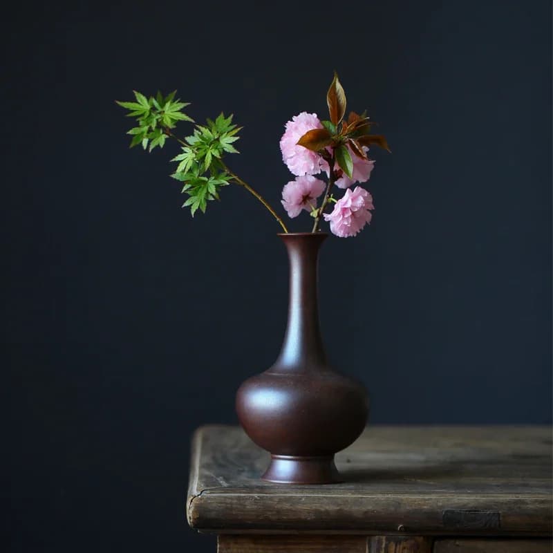 Vases For Flowers Porcelain Vase Vintage Chinese Home Decoration Flower Vases Terrarium Ceramic Vase Japanese Living Room Decor