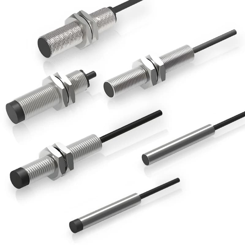 Shielded Stainless Steel Inductive Proximity Sensor IP67 6mm Ultra-Miniature Cylinder Flush Proximity Switch 5V
