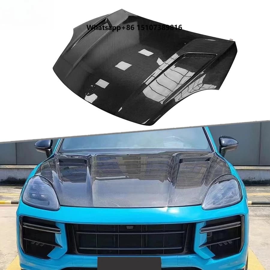 High Quality TC Style Dry Carbon Fiber Engine Hood Bonnet Body Kits for 9Y0 Coupe 2018-2023 Engine Hood Cover Car Parts