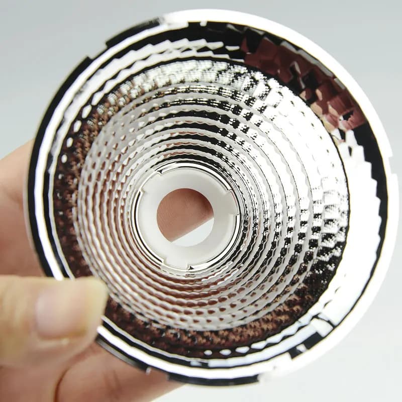 COB reflector cup diameter 92mm 24° 60° aluminum Reflector High Power COB LED Integrated Light Source Reflector 2 pcs