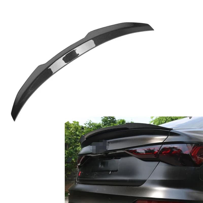 Real Carbon Fiber Front Bumper Lip Splitter Diffuser for Audi A3 S3 Sline 2017-2019