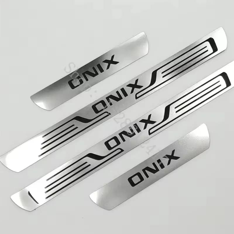 For Chevrolet ONIX 2022 2023 2024 stainless Door sill scuff plates thresholds protector car Stickers Accessories Welcome Pedal