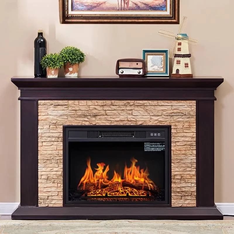 Natural Wood Living Room Fireplace Retro Rustic Japanese Decoration Living Room Cabinets Tall Vetrina Esposizione Furniture Home