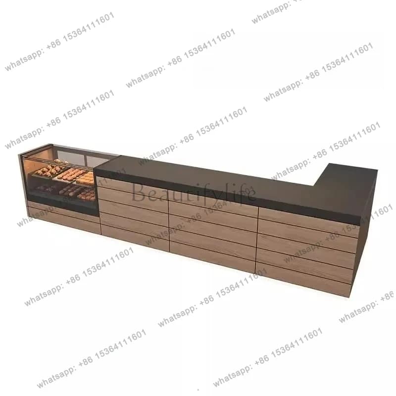 Milk tea shop coffee shop cashier cinema billiards hall reception desk