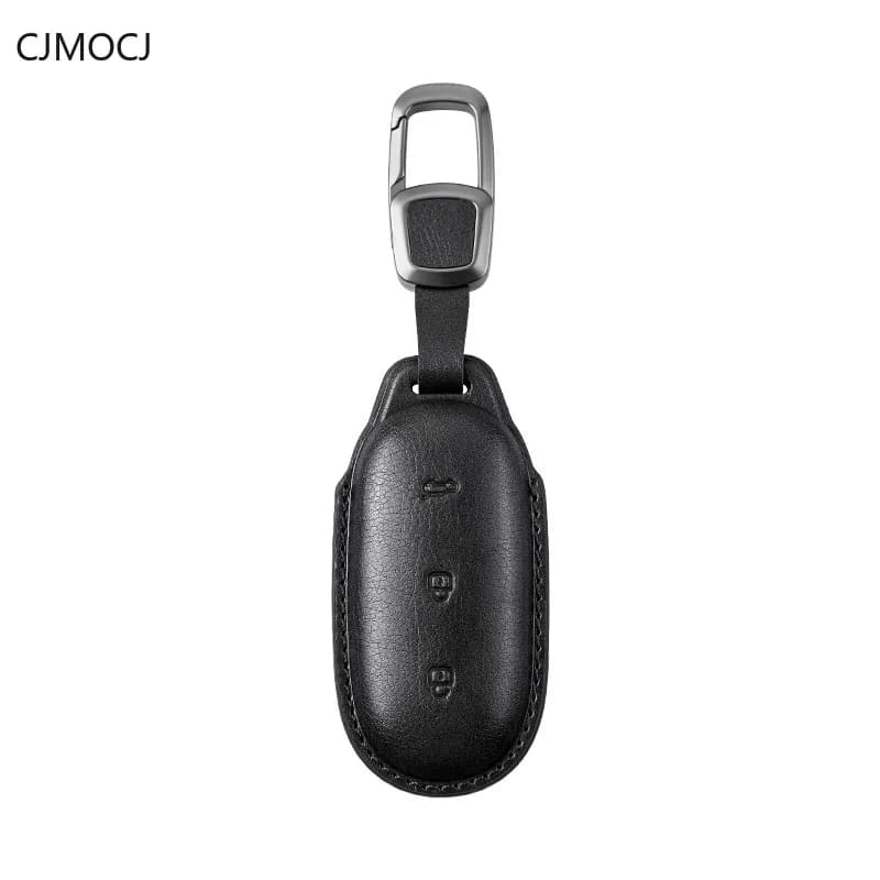 For 2023 Li Auto L7 L8 L9 One Key Case Cover, Genuine Leather Car Key Fob Shell, Shockproof Luxury Keychain, Li Auto Accessories