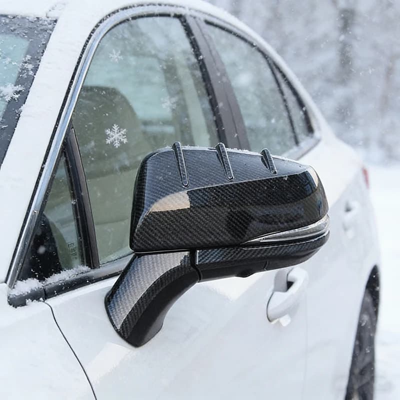 Car Styling For Toyota RAV4 RAV-4 2019-2024 REARVIEW MIRROR COVER STICKER TRIM Strip Decoration Auto Parts Accessories
