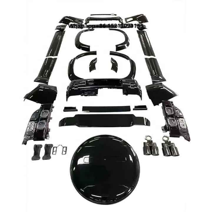 Black Body Kits for Defender 2020 L663 Facelift Side Skirt Front Bumper Taillight Spare Parts Manufacturer
