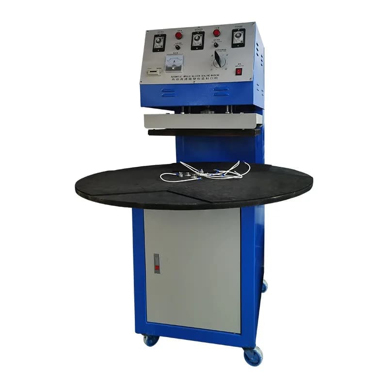 Semi-automatic hardware tool blister packaging machine PVC bubble shell battery hot pressing blister cardboard sealing machine