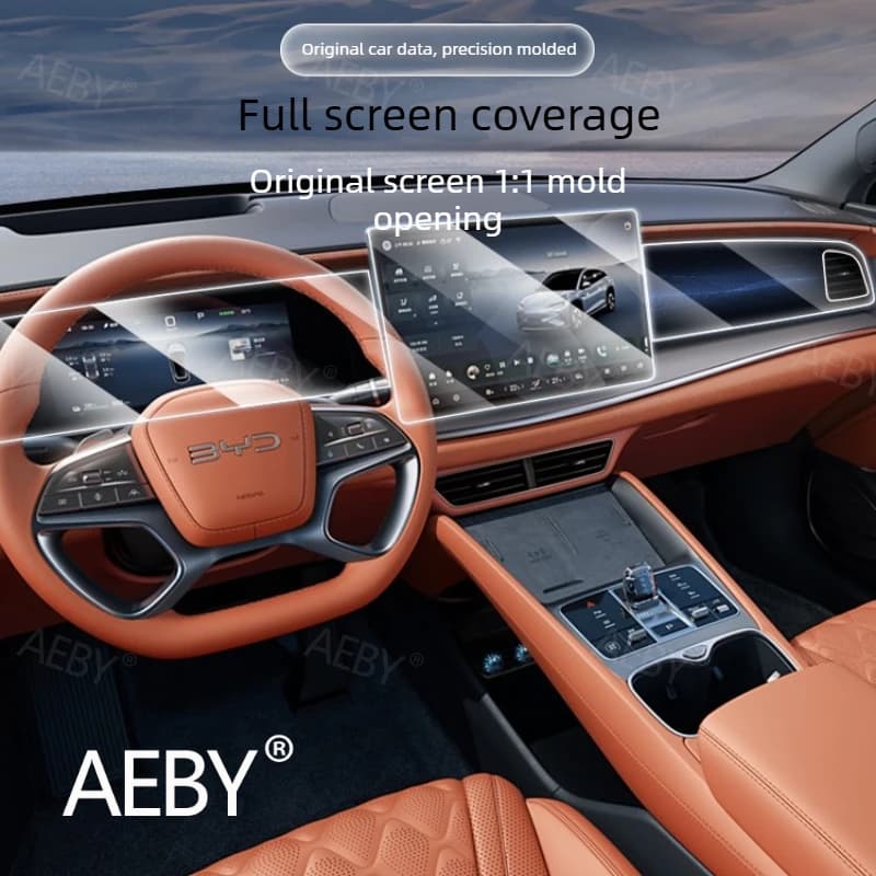 For BYD Sealion 7 2024 Car Dashboard Screen Cover,HD Clear Anti-Scratch,Navigation Screen Protector,Anti-Fingerprint,Protect